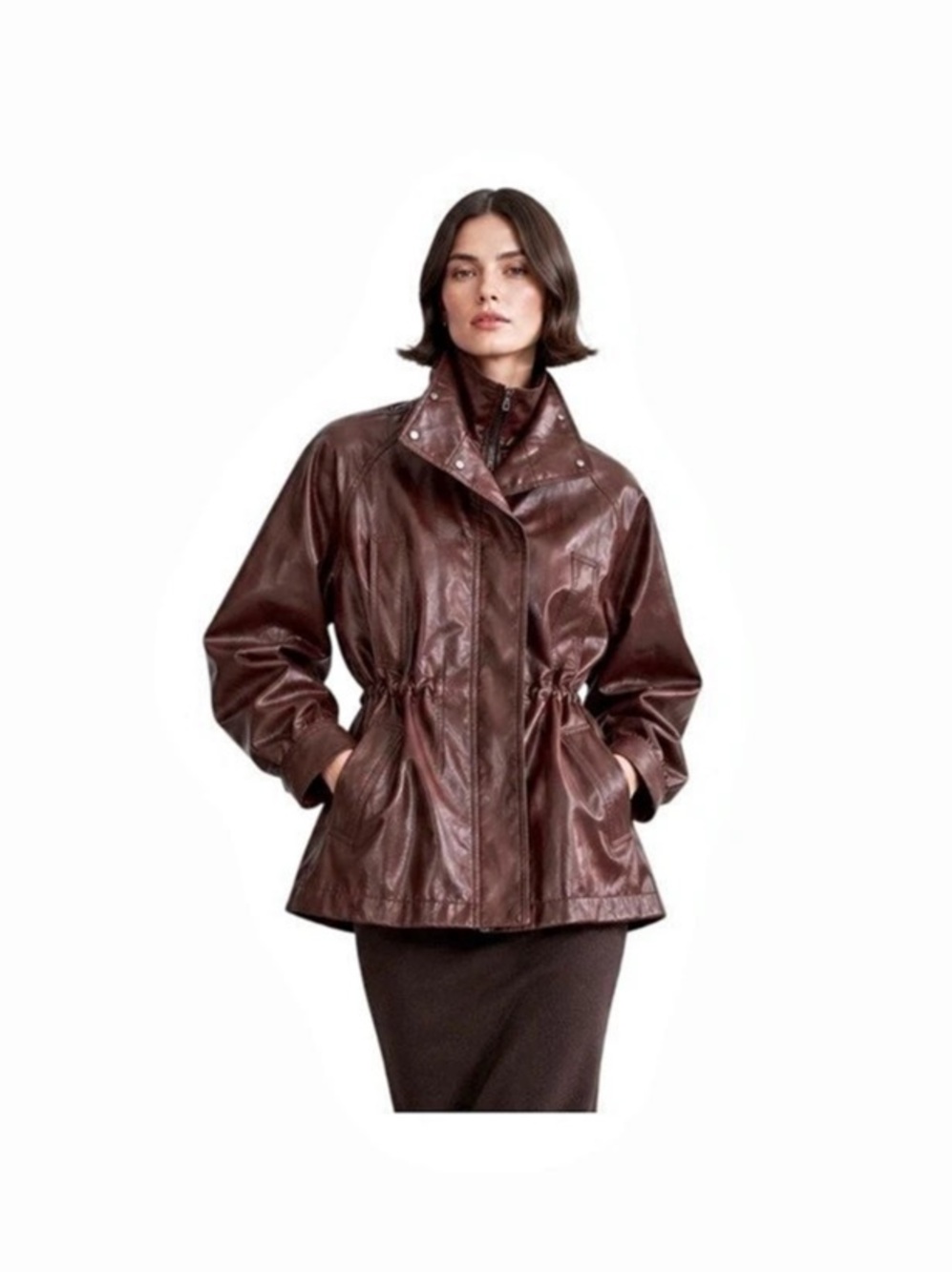 ZARA FAUX LEATHER JACKET